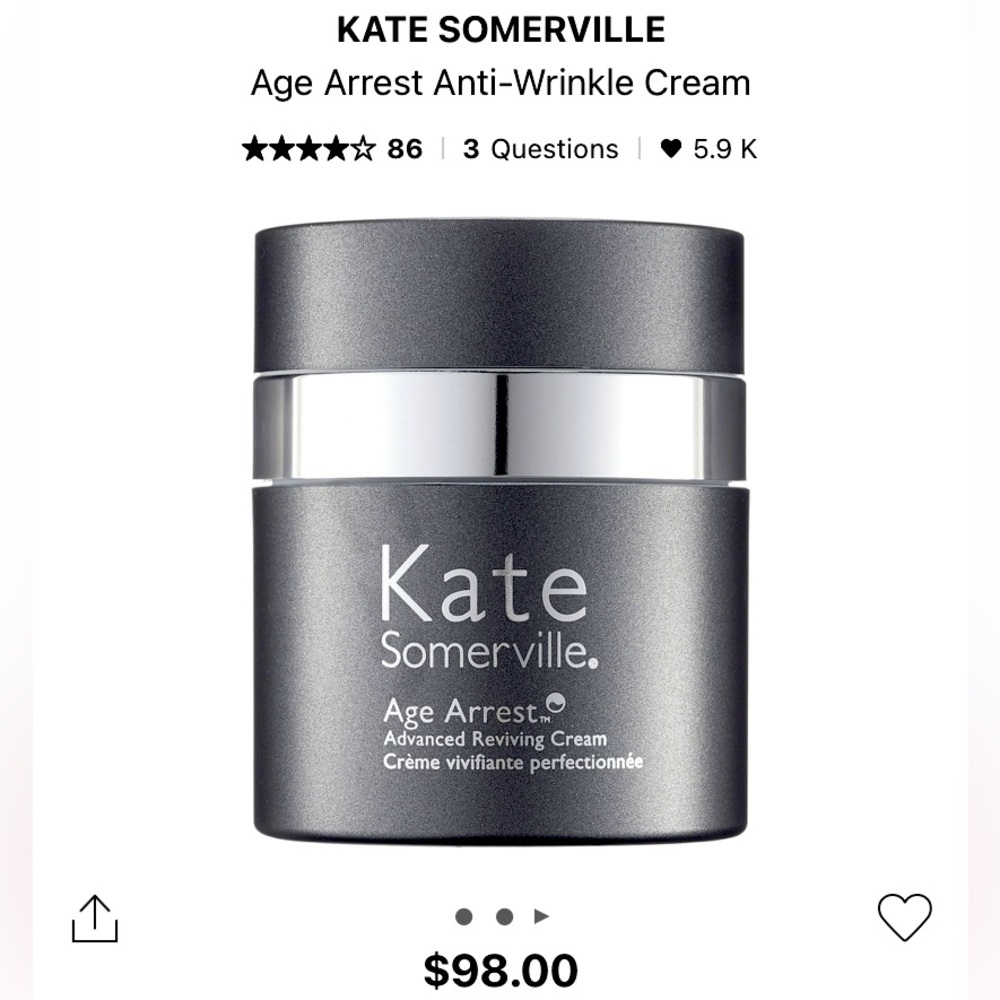 NIB Kate Somerville Age Arrest Anti-Wrinkle Cream